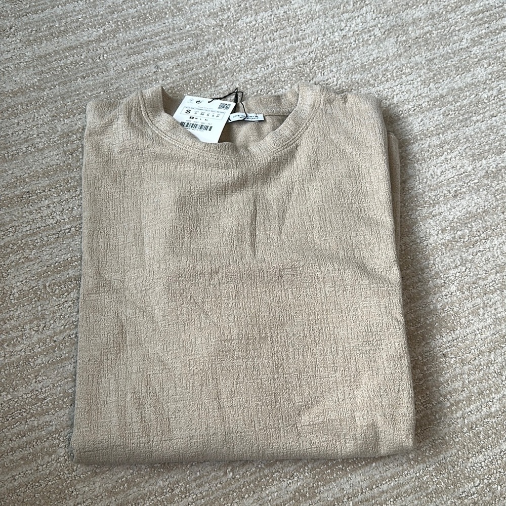 Beige Zara shirt